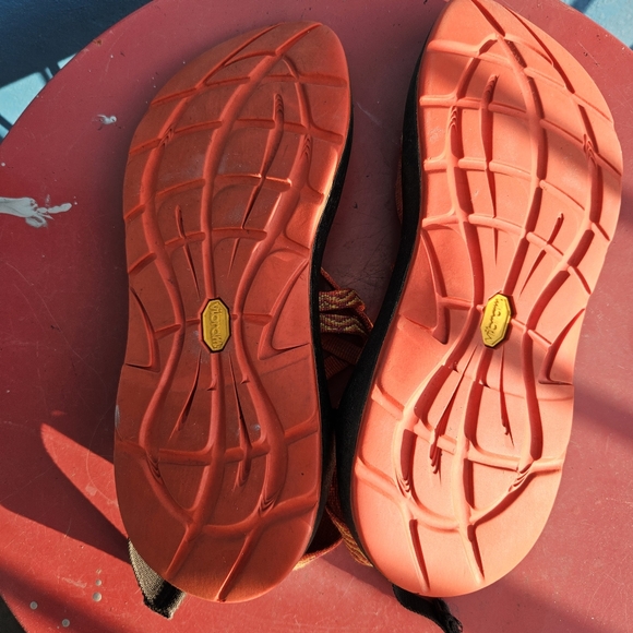 Chaco ZX/2 Classic Sport Sandals Red Orange Black Wmn 7 Outdoors Hiking - Picture 6 of 6